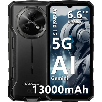 DOOGEE Fire 7 5G Robustes Telefon 13000 mAh Akku Android 15 6,6'' Bildschirm 64 MP Kamera Abmessung 6300 Globale Version Smartphone NFC DOOGEE Fire 7 5G Robustes Telefon 13000 mAh Akku Android 15 6,6'' Bildschirm 64 MP Kamera Abmessung 6300 Globale Version Smartphone NFC