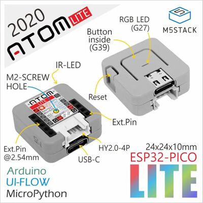 M5Stack Offizielles ATOM Lite ESP32 IoT-Entwicklungskit M5Stack Offizielles ATOM Lite ESP32 IoT-Entwicklungskit