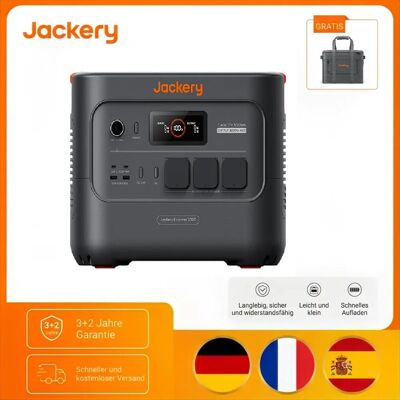 Jackery E3000 v2 Tragbare Powerstation mit Extreme Guard Tragetasche, 3072Wh/3600W (Max 7200W) LiFePO4 Batterie, 1,8h Schnellladung, 2 USB-C PD 100W, Leichter & kompakter Solargenerator für Camping, Jackery E3000 v2 Tragbare Powerstation mit Extreme Guard Tragetasche, 3072Wh/3600W (Max 7200W) LiFePO4 Batterie, 1,8h Schnellladung, 2 USB-C PD 100W, Leichter & kompakter Solargenerator für Camping,