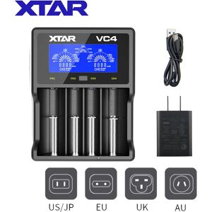 XTAR VC4 18650 Batterieladegerät 1,2 V AAA AA-Batterien LCD-Display Laden 3,6 V wiederaufladbare Li-Ionen-Batterien 10400-32650 CHARGER XTAR VC4 18650 Batterieladegerät 1,2 V AAA AA-Batterien LCD-Display Laden 3,6 V wiederaufladbare Li-Ionen-Batterien 10400-32650 CHARGER