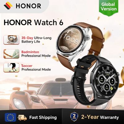 HONOR Watch 6, 35 Tage extrem lange Akkulaufzeit, Badminton-Profi-Modus, 120+ Sportmodi, 2026 HONOR Smartwatch HONOR Watch 6, 35 Tage extrem lange Akkulaufzeit, Badminton-Profi-Modus, 120+ Sportmodi, 2026 HONOR Smartwatch