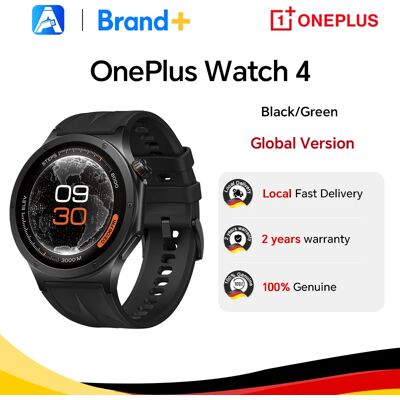Globale Version der OnePlus Watch 4 Smartwatch, 1,5 Zoll, Wear OS by Google, Snapdragon W5, bis zu 16 Tage, Google Wallet Globale Version der OnePlus Watch 4 Smartwatch, 1,5 Zoll, Wear OS by Google, Snapdragon W5, bis zu 16 Tage, Google Wallet