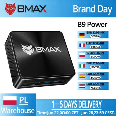 Bmax B9 Power Barebone Mini-PC: Intel Core i9-12900H, 14 Kerne bis zu 5,0 GHz, 24 GB RAM, 1 TB SSD, WiFi 6, Bluetooth 5.2 Bmax B9 Power Barebone Mini-PC: Intel Core i9-12900H, 14 Kerne bis zu 5,0 GHz, 24 GB RAM, 1 TB SSD, WiFi 6, Bluetooth 5.2