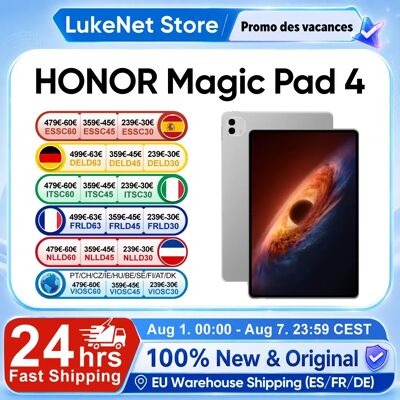 HONOR MagicPad4 Tablet 165Hz Snapdragon 8 Gen5 10100mAh Akku 12,3-Zoll OLED-Bildschirm 2400 Nit Helligkeit Wi-Fi7 Bluetooth 6.0 HONOR MagicPad4 Tablet 165Hz Snapdragon 8 Gen5 10100mAh Akku 12,3-Zoll OLED-Bildschirm 2400 Nit Helligkeit Wi-Fi7 Bluetooth 6.0