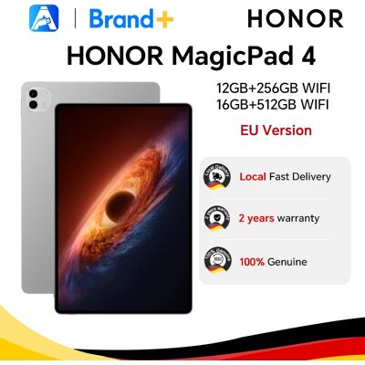 HONOR MagicPad 4, EU-Version Tablet, 12,3 Zoll 165Hz OLED-Bildschirm, 10100mAh Akku, Snapdragon 8 Gen 5, BT6.0, Android-Tablet HONOR MagicPad 4, EU-Version Tablet, 12,3 Zoll 165Hz OLED-Bildschirm, 10100mAh Akku, Snapdragon 8 Gen 5, BT6.0, Android-Tablet