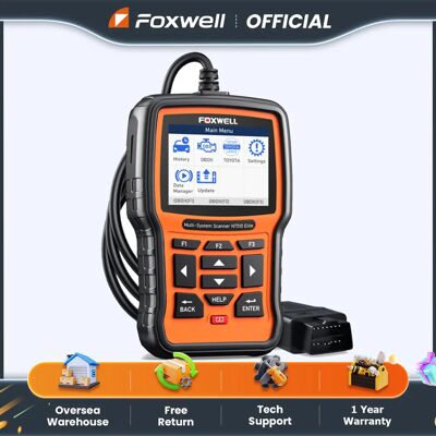 FOXWELL NT510 Elite OBD2 Scanner Alle-System-Diagnosegerät Bidirektionale ECU-Codierung OBD OBD2 Auto-Diagnosewerkzeug Kostenlose Updates FOXWELL NT510 Elite OBD2 Scanner Alle-System-Diagnosegerät Bidirektionale ECU-Codierung OBD OBD2 Auto-Diagnosewerkzeug Kostenlose Updates