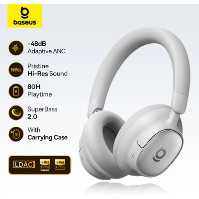 Baseus Bowie MH1 Bluetooth-Kopfhörer 48dB Geräuschunterdrückung Hi-Res LDAC Over-Ear-Headset Audio Kabellose Ohrhörer Baseus Bowie MH1 Bluetooth-Kopfhörer 48dB Geräuschunterdrückung Hi-Res LDAC Over-Ear-Headset Audio Kabellose Ohrhörer
