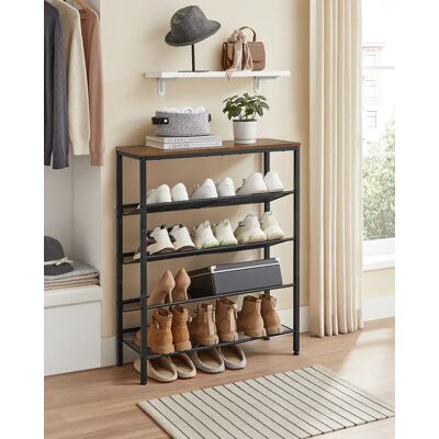 VASAGLE Schuhregal - 4 verstellbare Regale - 75x28x93cm VASAGLE Schuhregal - 4 verstellbare Regale - 75x28x93cm