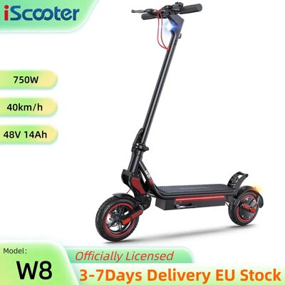 IScooter W8 9,3'' Elektroroller 750W Motor Akku 48V 14Ah Höchstgeschwindigkeit 40km/h Urbaner Komfortabler Pendler-Leichtgewicht-E-Scooter Mit APP IScooter W8 9,3'' Elektroroller 750W Motor Akku 48V 14Ah Höchstgeschwindigkeit 40km/h Urbaner Komfortabler Pendler-Leichtgewicht-E-Scooter Mit APP