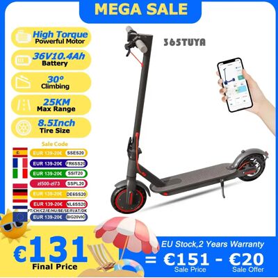 JUICEASE Saft ease 365Tuya Elektro roller 25km Reichweite bis 31 km/h 350W leistungs starke Motor Smart App 8,5 Zoll faltbare Erwachsenen Kick Escooter JUICEASE Saft ease 365Tuya Elektro roller 25km Reichweite bis 31 km/h 350W leistungs starke Motor Smart App 8,5 Zoll faltbare Erwachsenen Kick Escooter