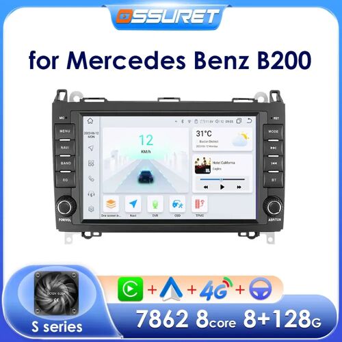 OSSURET Android Autoradio für Mercedes Benz B200 W245 W169 W639 B180 B160 B170 A150 W906 Auto Stereo Multimedia 8 Zoll Bildschirm Player GPS