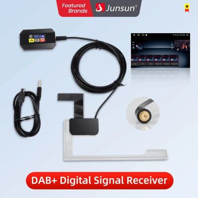 DAB + Antenne mit USB-Adapter für Autoradio Android GPS-Signalempfänger für Junsun DVD Autozubehör DAB + Antenne mit USB-Adapter für Autoradio Android GPS-Signalempfänger für Junsun DVD Autozubehör