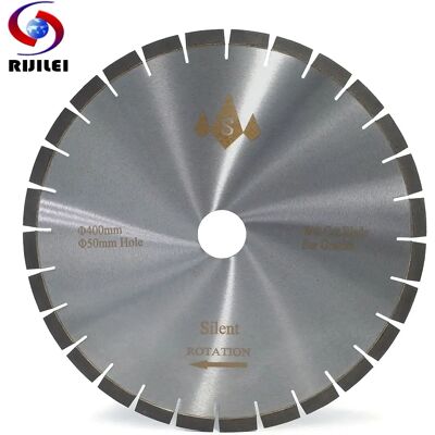 RIJILEI 400 MM Granit Stille Sägeblätter Cutter Klinge Für Granit Beton Stein Scharfes Schneiden Kreisförmige Schneidwerkzeuge RIJILEI 400 MM Granit Stille Sägeblätter Cutter Klinge Für Granit Beton Stein Scharfes Schneiden Kreisförmige Schneidwerkzeuge