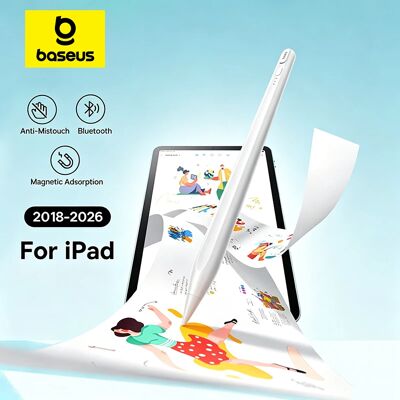 Baseus 3. Generation Bluetooth Stylus Stift für Apple Pencil mit Handflächen-Abweisung, kompatibel mit iPad Pro Mini Air 2026-2018 Tablet Touch Stift Baseus 3. Generation Bluetooth Stylus Stift für Apple Pencil mit Handflächen-Abweisung, kompatibel mit iPad Pro Mini Air 2026-2018 Tablet Touch Stift
