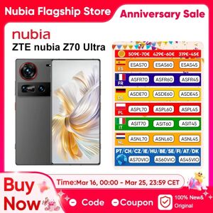 Nubia Z70 Ultra - 6,85'' AMOLED, 16GB RAM, 512GB - Smartphone Nubia Z70 Ultra - 6,85'' AMOLED, 16GB RAM, 512GB - Smartphone
