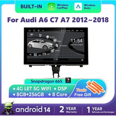 Nunoo Android 14 Carplay Auto-Multimedia-Player Für Audi A6 C7 A7 2012 ~ 2018 Touchscreen 4G Musik stereo GPS Navi 8 + 256 GB Auto Radio Nunoo Android 14 Carplay Auto-Multimedia-Player Für Audi A6 C7 A7 2012 ~ 2018 Touchscreen 4G Musik stereo GPS Navi 8 + 256 GB Auto Radio