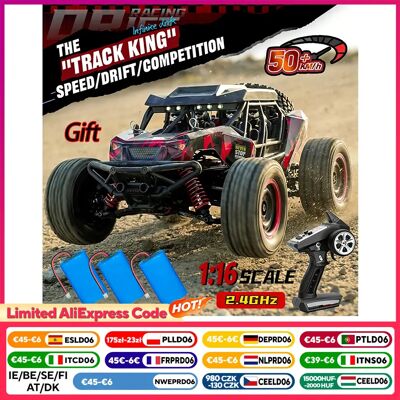 Wltoys 16106 4WD 1/16 Maßstab Wüsten-Truck Offroad-Fahrzeug RTR Renn-Hochgeschwindigkeits-RC-Auto 2,4 GHz Ferngesteuertes Spielzeug Hobby-Geschenk Wltoys 16106 4WD 1/16 Maßstab Wüsten-Truck Offroad-Fahrzeug RTR Renn-Hochgeschwindigkeits-RC-Auto 2,4 GHz Ferngesteuertes Spielzeug Hobby-Geschenk