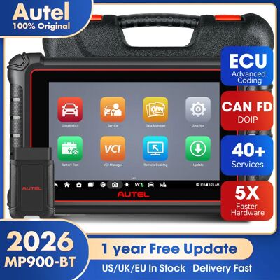 Autel MaxiPRO MP900BT MP900-BT Kfz-Diagnosescanner, ECU-Codierung, DoIP/CAN FD, OBD2 Coder-Lesegerät, PK MP808BT PRO MP900E Autel MaxiPRO MP900BT MP900-BT Kfz-Diagnosescanner, ECU-Codierung, DoIP/CAN FD, OBD2 Coder-Lesegerät, PK MP808BT PRO MP900E