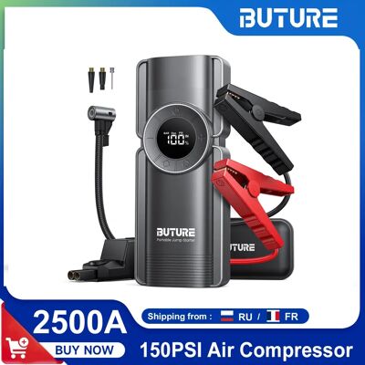YABER Buture 4 In 1 Starthilfe 150 PSI Pumpe Luftkompressor 20000 mAh Power Bank 2500 A Startgerät 15 V Digitaler Reifenfüller YABER Buture 4 In 1 Starthilfe 150 PSI Pumpe Luftkompressor 20000 mAh Power Bank 2500 A Startgerät 15 V Digitaler Reifenfüller
