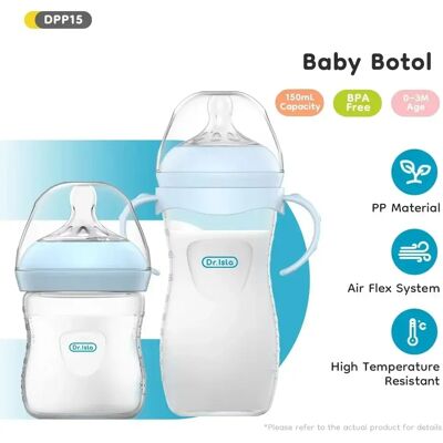 MAMIJOY Baby PP Flasche 150/240/330ML Neugeborenen-Babyflasche mit Griff Milchflasche Babyflaschen für Neugeborene Fütterungszubehör BPA-frei MAMIJOY Baby PP Flasche 150/240/330ML Neugeborenen-Babyflasche mit Griff Milchflasche Babyflaschen für Neugeborene Fütterungszubehör BPA-frei
