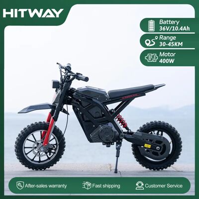 HITWAY Elektrisches Kindermotorrad HT100, 36V 10,4Ah Lithium-Ionen-Akku, 400W Motor, Drei Geschwindigkeitsstufen: 10/15/25 km/h, Reichweite 45 km HITWAY Elektrisches Kindermotorrad HT100, 36V 10,4Ah Lithium-Ionen-Akku, 400W Motor, Drei Geschwindigkeitsstufen: 10/15/25 km/h, Reichweite 45 km