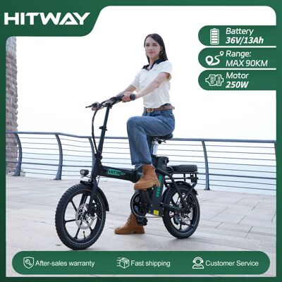 Hitway Elektrofahrrad E-Bike Faltbares Stadtrad 36V/13Ah Lithium-Akku, Elektrische Reichweite 35-90 km Hitway Elektrofahrrad E-Bike Faltbares Stadtrad 36V/13Ah Lithium-Akku, Elektrische Reichweite 35-90 km