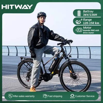 Hitway Bku1 27,5-Zoll-Elektrofahrrad 36V 13Ah Akku Mittelmotor 7 Gänge 25 km/h Geschwindigkeitsbereich 120~150 km Reichweite Hitway Bku1 27,5-Zoll-Elektrofahrrad 36V 13Ah Akku Mittelmotor 7 Gänge 25 km/h Geschwindigkeitsbereich 120~150 km Reichweite