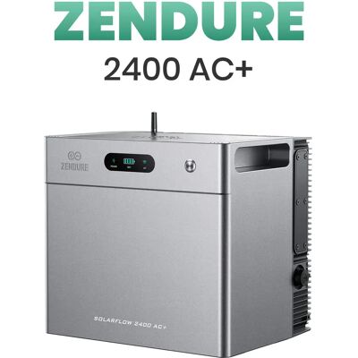 Neu Zendure SolarFlow 2400 AC+, AC-gekoppeltes Speicher für Balkonkraftwerk 2,4kWh 0% VAT. Neu Zendure SolarFlow 2400 AC+, AC-gekoppeltes Speicher für Balkonkraftwerk 2,4kWh 0% VAT.