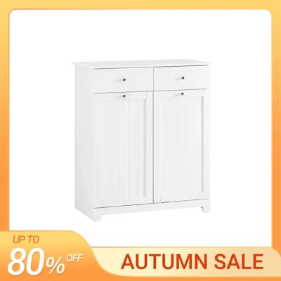 SoBuy BZR33-II Badschrank mit Wäschekorb und 2 Schubladen Wäscheschrank für Waschküche Modern MDF 78x90x38cm SoBuy BZR33-II Badschrank mit Wäschekorb und 2 Schubladen Wäscheschrank für Waschküche Modern MDF 78x90x38cm