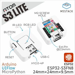 M5Stack Offizielles ATOMS3 Lite ESP32S3 Entwicklungs-Kit M5Stack Offizielles ATOMS3 Lite ESP32S3 Entwicklungs-Kit