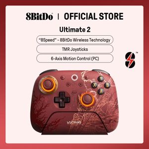 8BitDo Ultimate 2 kabelloser Gaming-Controller für PC und Android mit TMR-Joysticks, Bewegungssteuerung – WUCHANG: Fallen Feathers 8BitDo Ultimate 2 kabelloser Gaming-Controller für PC und Android mit TMR-Joysticks, Bewegungssteuerung – WUCHANG: Fallen Feathers