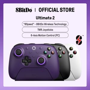 8BitDo Ultimate 2 Wireless Gaming Controller für PC und Android mit TMR-Joysticks, umschaltbaren Auslöser, Bewegungssteuerung, 8 Geschwindigkeiten 8BitDo Ultimate 2 Wireless Gaming Controller für PC und Android mit TMR-Joysticks, umschaltbaren Auslöser, Bewegungssteuerung, 8 Geschwindigkeiten