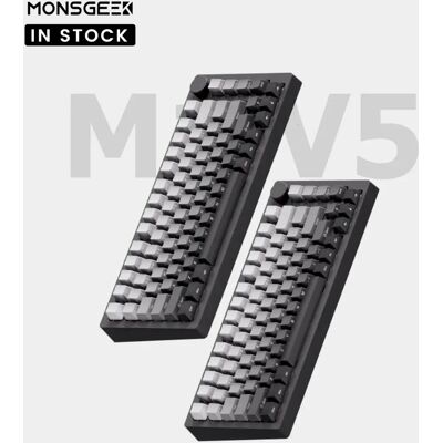 Akko MonsGeek M1 V5 VIA Tastatur Schwarz & Silber ISO-DE/UK/Nordic - Kreativ Switch Akko MonsGeek M1 V5 VIA Tastatur Schwarz & Silber ISO-DE/UK/Nordic - Kreativ Switch
