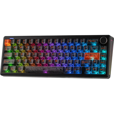 EPOMAKER TH65 65% ANSI US-Layout Kabelgebundene/BT/2,4GHz Kabellose Mechanische Tastatur 8000mAh Akku & Lautstärkeregler für Büro/Spiele EPOMAKER TH65 65% ANSI US-Layout Kabelgebundene/BT/2,4GHz Kabellose Mechanische Tastatur 8000mAh Akku & Lautstärkeregler für Büro/Spiele