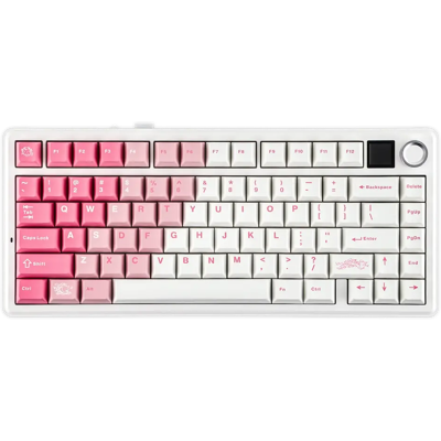 EPOMAKER X AULA F75 MAX 75% ANSI US Layout Tri-Mode Kabellose Mechanische Gaming-Tastatur mit Metallknopf & TFT-Bildschirm EPOMAKER X AULA F75 MAX 75% ANSI US Layout Tri-Mode Kabellose Mechanische Gaming-Tastatur mit Metallknopf & TFT-Bildschirm