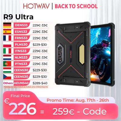 HOTWAV R9 Ultra 5G Robustes Tablet 8GB 512GB 20080mAh Android 15 Pad 11'' FHD+ 2K Display 64MP Super Camping-Licht Tablet-PC HOTWAV R9 Ultra 5G Robustes Tablet 8GB 512GB 20080mAh Android 15 Pad 11'' FHD+ 2K Display 64MP Super Camping-Licht Tablet-PC