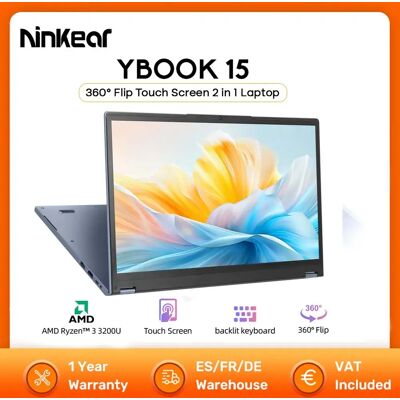 Ninkear YBOOK15 2-in-1 Laptop 360 ° Flip 15,6' FHD IPS Touchscreen-Tablet mit AMD Ryzen ™ 3 3200U 16G DDR4+512GB SSD Windows 11 Pro Ninkear YBOOK15 2-in-1 Laptop 360 ° Flip 15,6' FHD IPS Touchscreen-Tablet mit AMD Ryzen ™ 3 3200U 16G DDR4+512GB SSD Windows 11 Pro