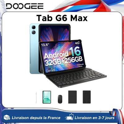 DOOGEE Tab G6 Max Tablet Android 16 32 GB + 256 GB 13,4'' 90 Hz Display 11000 mAh Akku 7,7 mm ultradünn UNISOC T7280 Widevine L1 DOOGEE Tab G6 Max Tablet Android 16 32 GB + 256 GB 13,4'' 90 Hz Display 11000 mAh Akku 7,7 mm ultradünn UNISOC T7280 Widevine L1