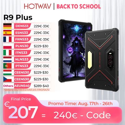 HOTWAV R9 Plus Robustes Tablet 11'' 2K Display 20080mAh Pad 8GB 512GB 64MP Android 14 Tablet-PC mit Super-Campinglicht HOTWAV R9 Plus Robustes Tablet 11'' 2K Display 20080mAh Pad 8GB 512GB 64MP Android 14 Tablet-PC mit Super-Campinglicht