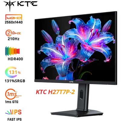 Höhenverstellbarer Ständer KTC H27T7P-2 Schneller IPS-Gaming-Monitor 27" 2560×1440 QHD 200 Hz Overdrive bis 210 Hz HDR400 400 cd/ ㎡ (Typ.) Höhenverstellbarer Ständer KTC H27T7P-2 Schneller IPS-Gaming-Monitor 27" 2560×1440 QHD 200 Hz Overdrive bis 210 Hz HDR400 400 cd/ ㎡ (Typ.)