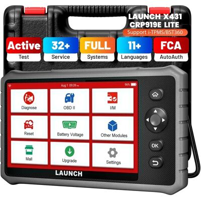 LAUNCH X431 CRP919E Lite OBD2-Scanner, bidirektionales Scan-Tool, vollständiger System-Diagnosescanner, 32+ Reset, aktiver Test, 2 Jahre kostenlos LAUNCH X431 CRP919E Lite OBD2-Scanner, bidirektionales Scan-Tool, vollständiger System-Diagnosescanner, 32+ Reset, aktiver Test, 2 Jahre kostenlos