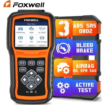 FOXWELL NT630 Plus OBD2 Scanner - Diagnosegerät für ABS, SRS, SAS - Autoreparatur FOXWELL NT630 Plus OBD2 Scanner - Diagnosegerät für ABS, SRS, SAS - Autoreparatur