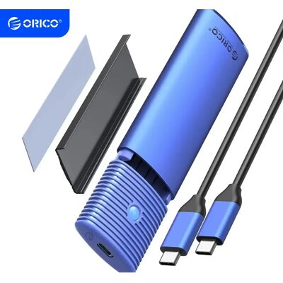 ORICO M.2 NVMe SATA SSD-Gehäuseadapter, werkzeuglos, USB C 3.2 Gen 2 10 Gbit/s NVMe 5 Gbit/s NGFF SATA PCIe mit Metallkühlkörper ORICO M.2 NVMe SATA SSD-Gehäuseadapter, werkzeuglos, USB C 3.2 Gen 2 10 Gbit/s NVMe 5 Gbit/s NGFF SATA PCIe mit Metallkühlkörper