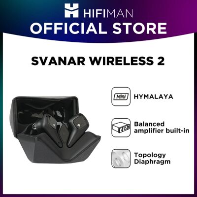 HIFIMAN SVANAR Wireless 2, kabellose In-Ear-Hi-Fi-Kopfhörer mit Geräuschunterdrückung und Bluetooth, ausgestattet mit einem Hymalaya-DAC, IPX5-Wasserschutz. HIFIMAN SVANAR Wireless 2, kabellose In-Ear-Hi-Fi-Kopfhörer mit Geräuschunterdrückung und Bluetooth, ausgestattet mit einem Hymalaya-DAC, IPX5-Wasserschutz.
