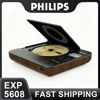 Neuer Philips EXP5608 Praktischer Retro-CD-Player Desktop-CD-Audio USB/TF Kabelloser Bluetooth Heim-HiFi-Stereo-MP3-Lautsprecher Neuer Philips EXP5608 Praktischer Retro-CD-Player Desktop-CD-Audio USB/TF Kabelloser Bluetooth Heim-HiFi-Stereo-MP3-Lautsprecher