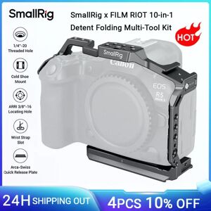 SmallRig R5 II Kamera-Cage für Canon EOS R5 Mark II, Kamera-Videocage mit Cold Shoe Schnellwechselplatte für Arca-Swiss -4978B SmallRig R5 II Kamera-Cage für Canon EOS R5 Mark II, Kamera-Videocage mit Cold Shoe Schnellwechselplatte für Arca-Swiss -4978B