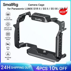 SmallRig S1R II Käfig für Panasonic LUMIX S1R II / S5 II / S5 IIX / G9 II mit HawkLock Schnellspanner und Arca-Swiss Bodenplatte 4902 SmallRig S1R II Käfig für Panasonic LUMIX S1R II / S5 II / S5 IIX / G9 II mit HawkLock Schnellspanner und Arca-Swiss Bodenplatte 4902