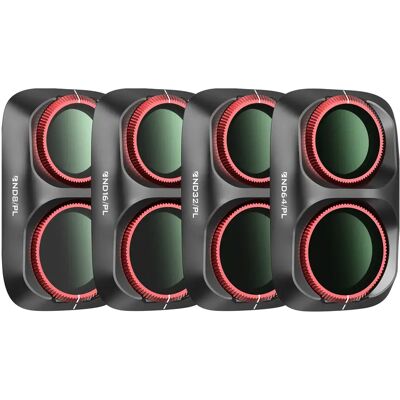Freewell 4er-Pack Filterset, Weiß-Schwarz-Optionen, ND/PL, LPR, Glow Mist, CPL Filter für DJI Osmo Pocket 4P & Xtra Muse 2 Pro Freewell 4er-Pack Filterset, Weiß-Schwarz-Optionen, ND/PL, LPR, Glow Mist, CPL Filter für DJI Osmo Pocket 4P & Xtra Muse 2 Pro