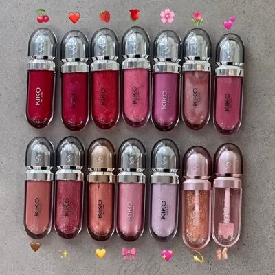 KIKO Milano 3D Hydra Lipgloss Spiegelglanz Aufpolsternd Nicht-Klebend Feuchtigkeitsspendender Flüssiger Lipgloss Wasserfest Langanhaltendes Lippen-Make-up KIKO Milano 3D Hydra Lipgloss Spiegelglanz Aufpolsternd Nicht-Klebend Feuchtigkeitsspendender Flüssiger Lipgloss Wasserfest Langanhaltendes Lippen-Make-up