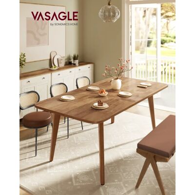 VASAGLE Esstisch, Esszimmertisch, Küchentisch, ausziehbare Tischplatte, 120 kg belastbar, für Esszimmer, Büro, Arbeitszimmer VASAGLE Esstisch, Esszimmertisch, Küchentisch, ausziehbare Tischplatte, 120 kg belastbar, für Esszimmer, Büro, Arbeitszimmer